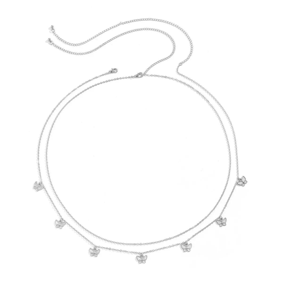 Chaîne de taille papillon rétro et mignonne pour femme.