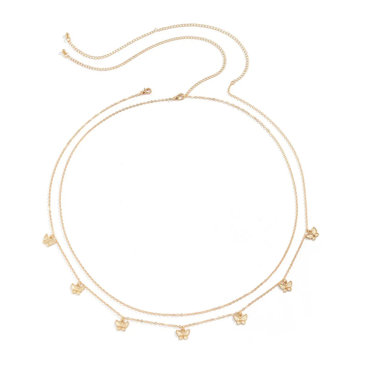 Chaîne de taille papillon rétro et mignonne pour femme.