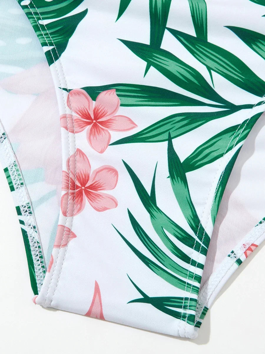 Bikini dos nu grande 2026, jupe longue, maillot de bain 3 pièces taille haute pour femme.