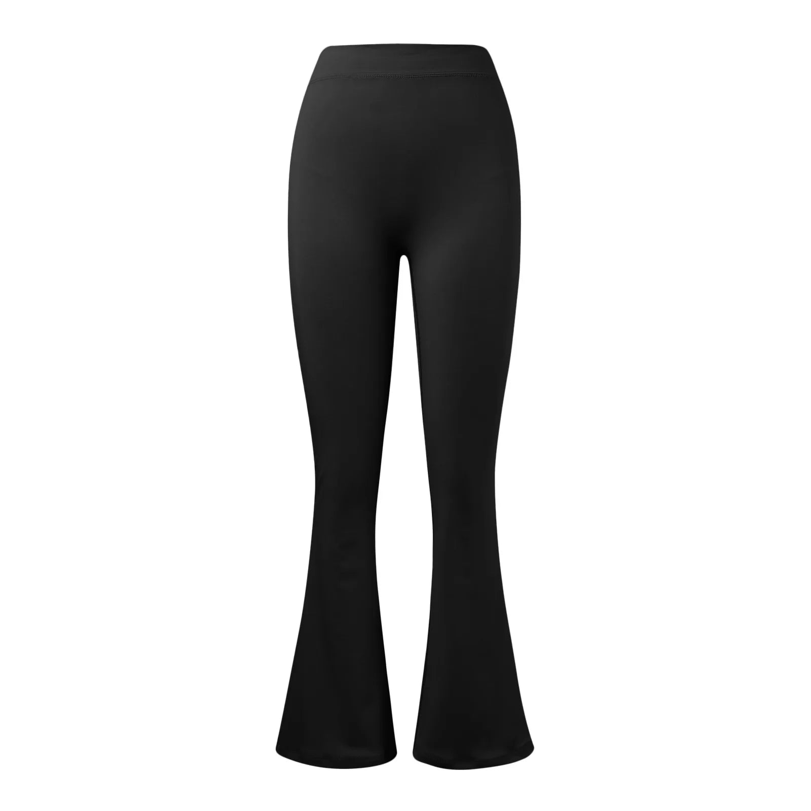 Leggings en microfibre effet seconde peau pour femme, taille haute, push-up, coupe slim, style décontracté.