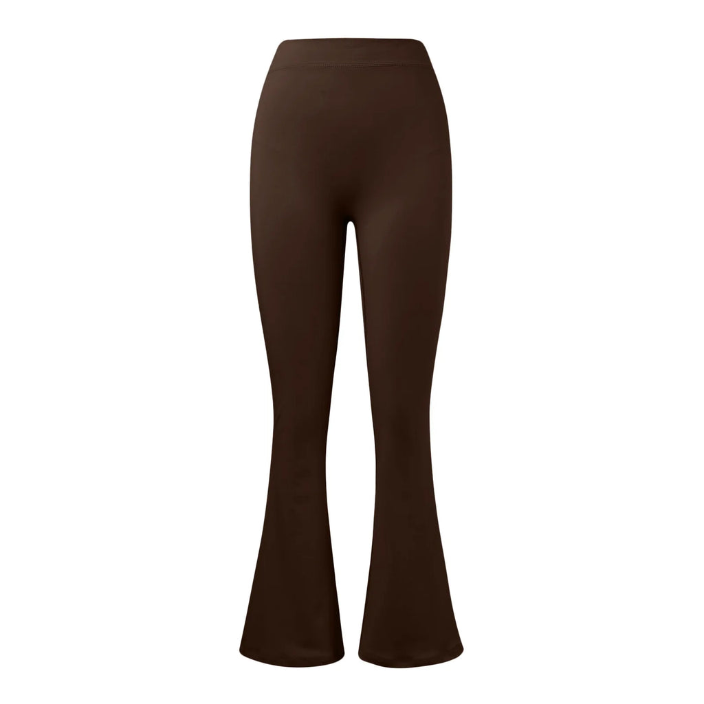 Leggings en microfibre effet seconde peau pour femme, taille haute, push-up, coupe slim, style décontracté.