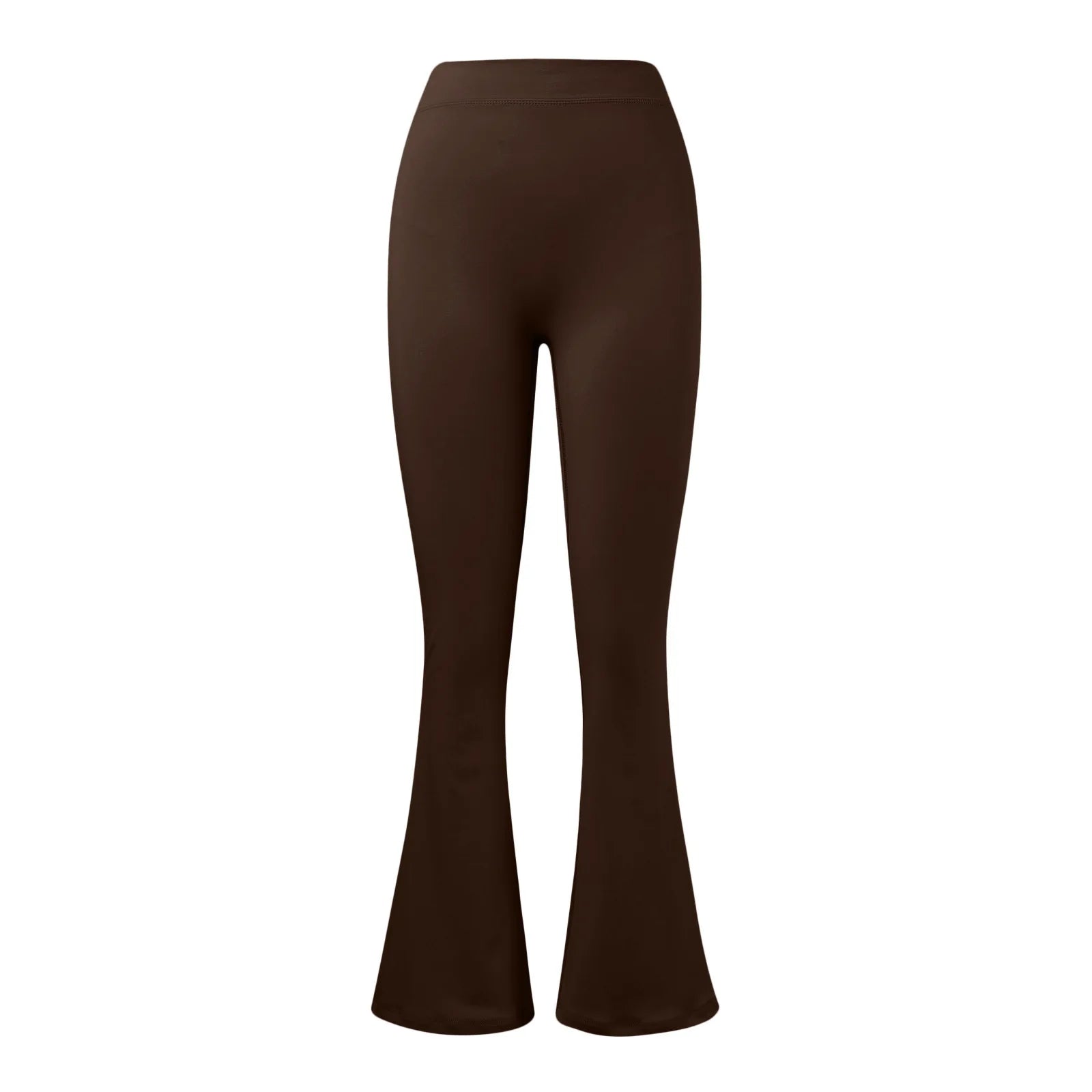 Leggings en microfibre effet seconde peau pour femme, taille haute, push-up, coupe slim, style décontracté.